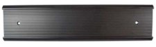 (image for) Black 10" X 2" Wall Name Plate Holder