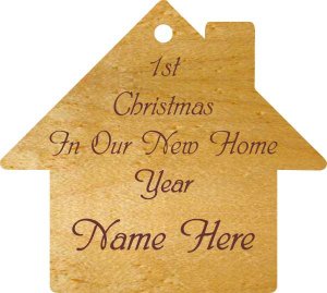 (image for) House Maple Wood Ornament