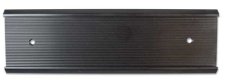 (image for) Black 8" X 2" Wall Name Plate Holder