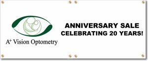 (image for) A+ Vision Optometry Banner Logo Left