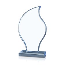(image for) Blue Acrylic Flame - Small