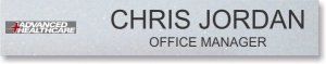 (image for) Advanced Healthcare Nameplate