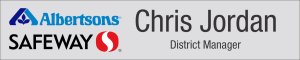 (image for) Albertsons & Safeway Name Plate