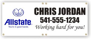 (image for) Allstate 3\' x 10\' Banner