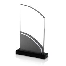 (image for) Arched Aluminum Fusion Award - Graphite