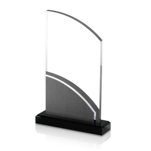 (image for) Arched Aluminum Fusion Award - Graphite