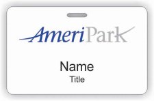 (image for) AmeriPark Horizontal ID Badge