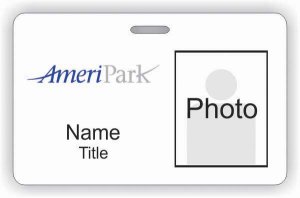 (image for) AmeriPark Horizontal Photo ID Badge