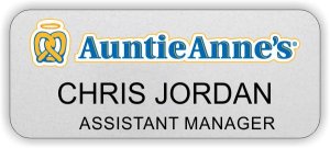 (image for) Auntie Anne\'s Hand Rolled Pretzels Silver Badge