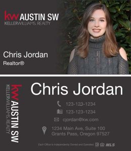 (image for) Keller Williams Austin SW Business Cards Style B - Pack of 500