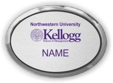 (image for) Kellogg School of Management Oval Executive Silver badge