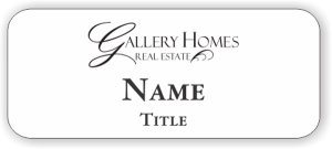 (image for) Gallery Homes Real Estate Standard White badge