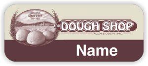 (image for) The Dough Shop Pizza Dough, Inc Full Color - Round Corners badge