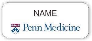 (image for) Penn Medicine Standard White badge