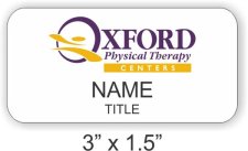 (image for) Oxford Physical Therapy Centers Standard White badge