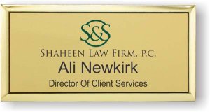 (image for) Shaheen Law Firm, P.C. Executive Gold badge