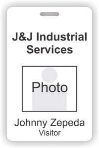 (image for) J&J industrial services Photo Id - Vertical badge