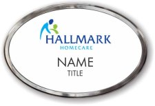 (image for) Hallmark Homecare Oval Prestige Polished badge