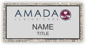 (image for) Amada Senior Care Bling Silver badge