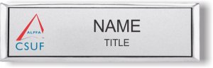 (image for) CSUF- ALPHA Small Executive Silver badge