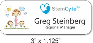 (image for) StemCyte Standard White badge
