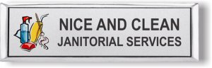 (image for) Nice and Clean Janitorial Services Small Executive Silver badge