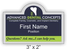 (image for) Advanced Dental Concepts Shaped Silver badge