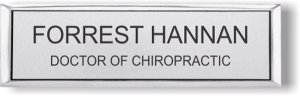 (image for) Hannan Chiropractic Small Executive Silver badge