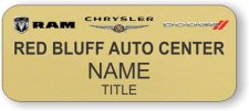 (image for) (CORNING FORD) RED BLUFF AUTO CENTER Gold badge