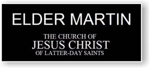(image for) The Church of Jesus Christ of Later-Day Saints Standard Black Square Corner badge