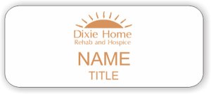 (image for) Dixie Home Rehab & Hospice Standard White badge