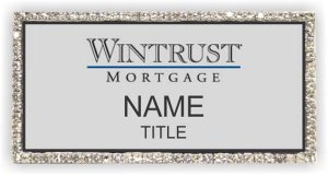 (image for) Wintrust Mortgage Bling Silver badge