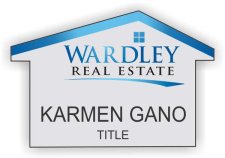 (image for) Wardley Real Estate Shaped Silver badge