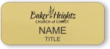 (image for) Baker Heights Church of Christ Standard Gold badge
