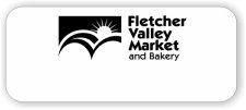 (image for) Fletcher Valley Market White Rounded Corners badge