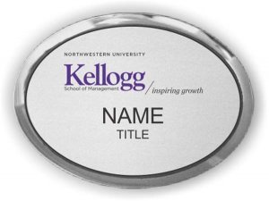 (image for) Kellogg School of Management Oval Executive Silver badge
