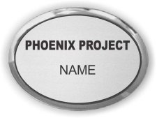 (image for) Phoenix Project Oval Executive Silver badge