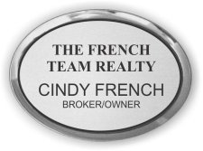 (image for) The French Team Realty Executive Silver Oval badge