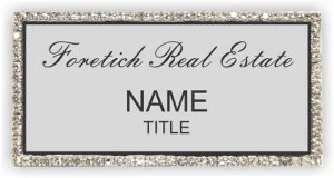 (image for) Foretich Real Estate Bling Silver badge
