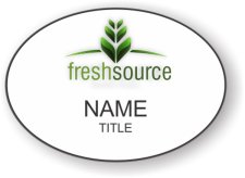 (image for) FreshSource North Oval White badge