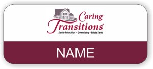 (image for) Caring Transitions Standard White badge
