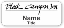 (image for) Hobert Office Services, Ltd. Standard White Badge - Black Canyon Inn