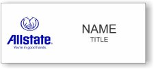 (image for) Allstate Standard White Square Corner badge