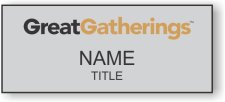 (image for) GREAT GATHERINGS Standard Silver badge