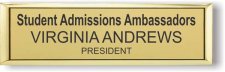 (image for) Student Admissions Ambassadors Small Executive Gold badge