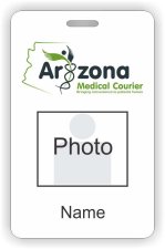 (image for) Arizona Medical Courier Photo ID Vertical badge