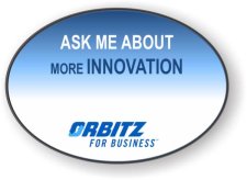 (image for) Orbitz Oval White badge