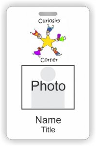(image for) CURIOSITY CORNER Photo ID Vertical badge