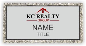 (image for) KC Realty Group Bling Silver badge