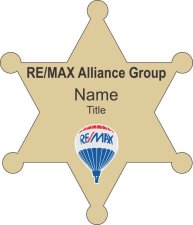 (image for) Re/Max Alliance Group Shaped Gold badge